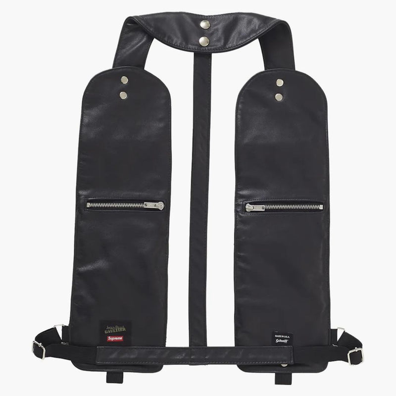 Supreme Jean Paul Gaultier Schott Leather Holster Black