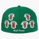 Supreme Jerseys Box Logo New Era Fitted Hat Green