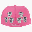 Supreme jerseys box logo new era fitted has pink