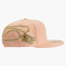 Logo Supreme Jesus Piece S Nová éra 59fifty má světle růžovou