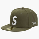 Supreme Jesus Piece S Logo New Era 59fifty Hat Olive