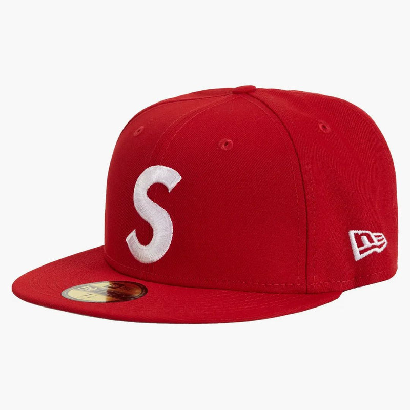 Supremo Jesús Piega S logotipo New Era 59Fifty tiene rojo