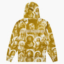 Supreme Jesus And Mary Hooded Sweatshirt Gold