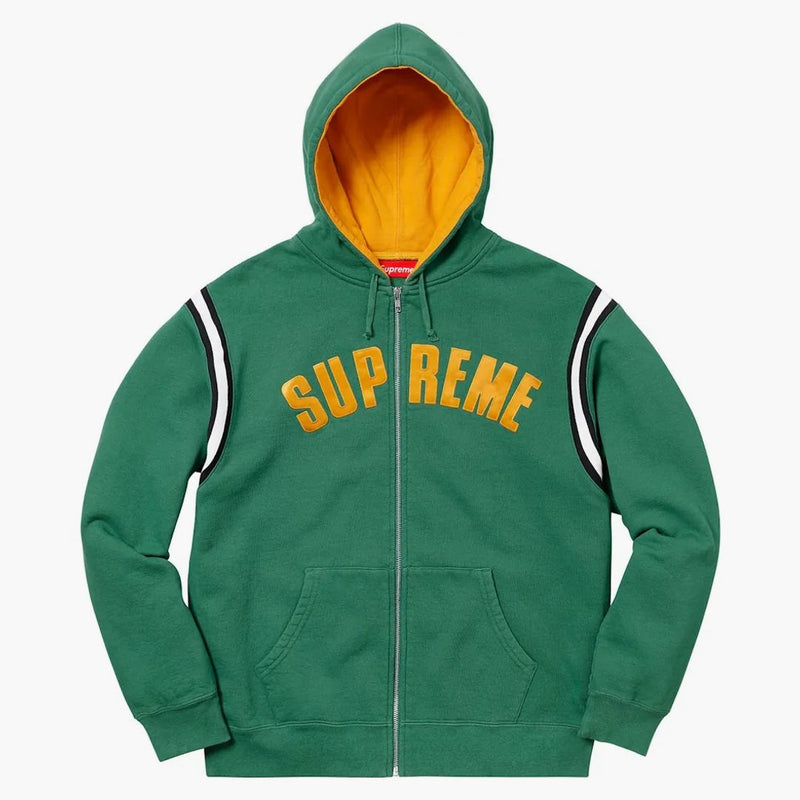 Nejvyšší trysková rukáv zip Up mikina s kapucí
