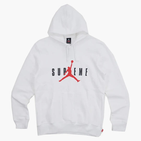 Supreme Jordan Hooded Pullover White