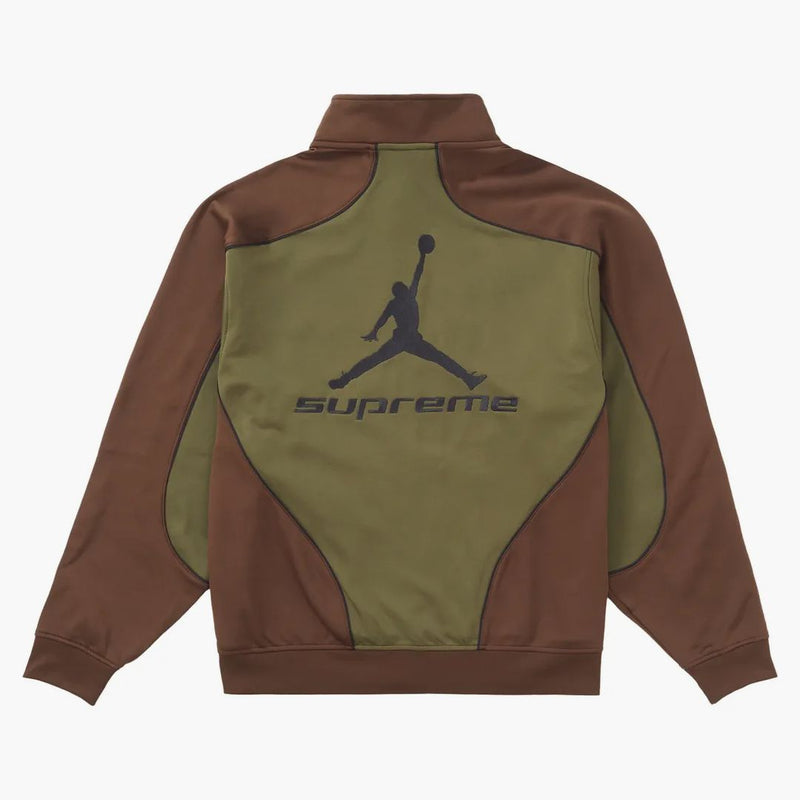 Nejvyšší Jordan Tricot Track Jacket Olive