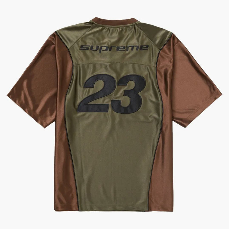 Nejvyšší Jordan zahřívá dres olive