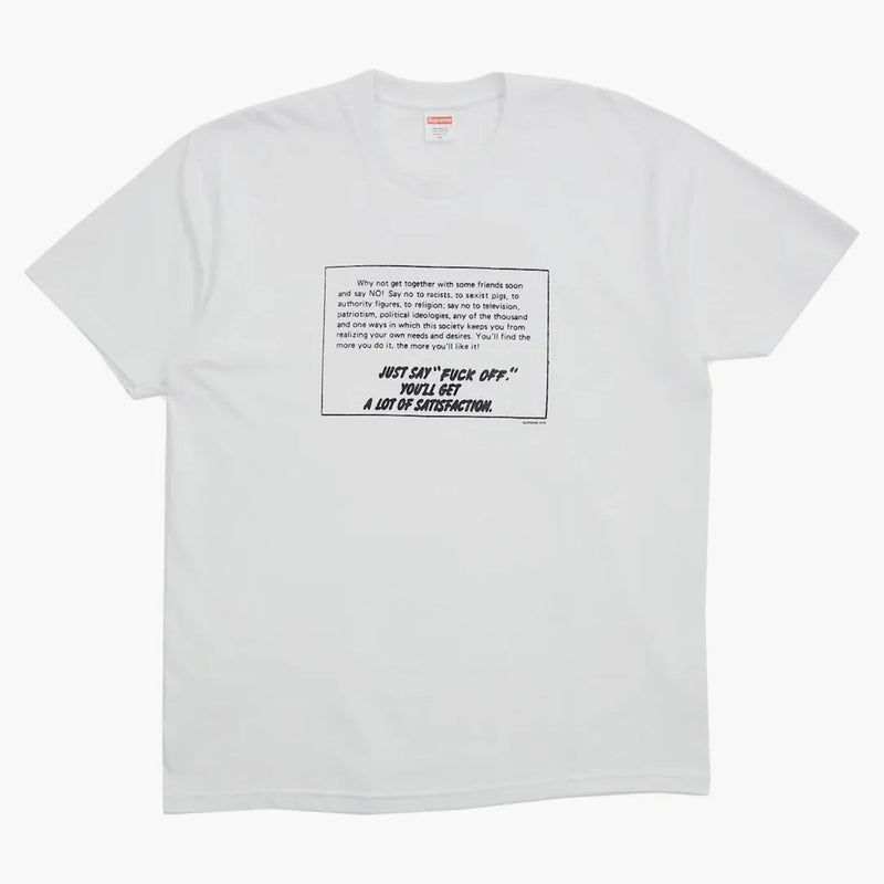 Supreme Just Say no tea white