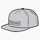 Nejvyšší kaws Chalk Logo 5-panel šedá
