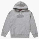 Supreme kaws chalk logo hooded sweatshirt Heather gray