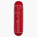 Supreme Kaws Chalk Logo Skateboard Deck Red