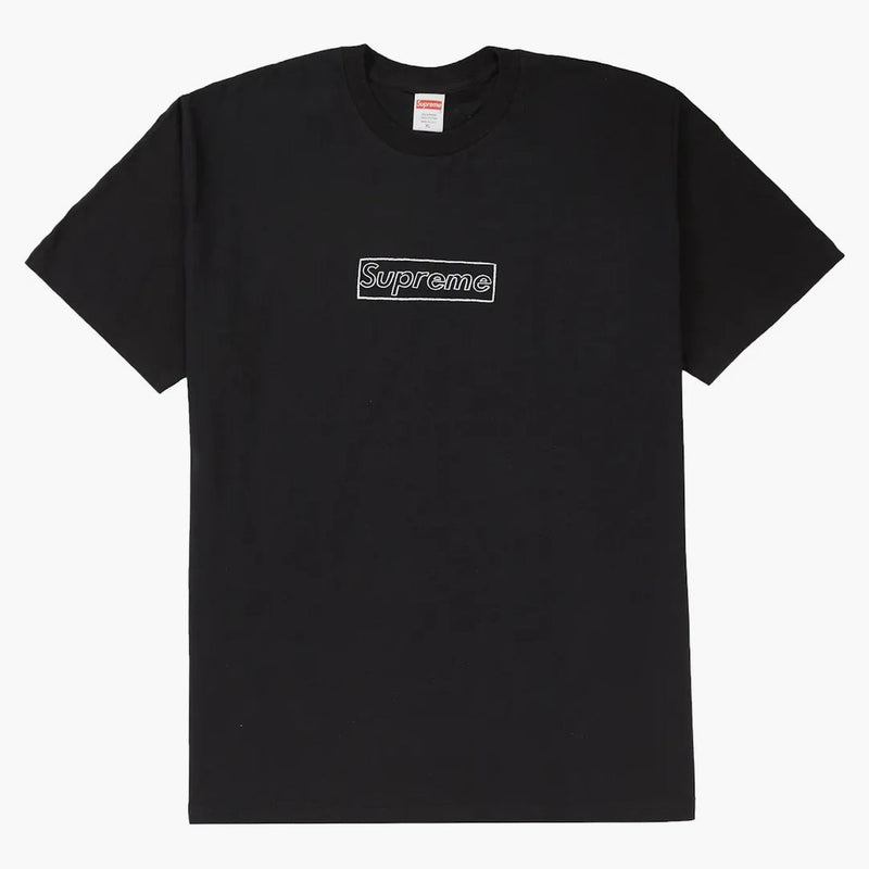 Supreme Kaws Chalk Logo Tee Black