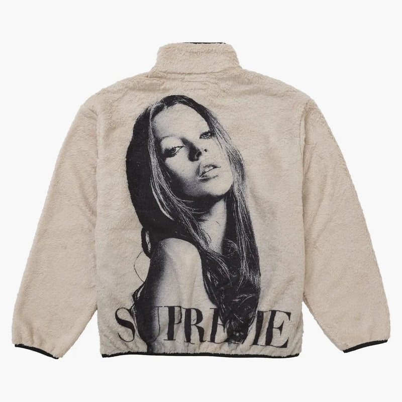 Nejvyšší Kate Moss Fleece Jacket Natural