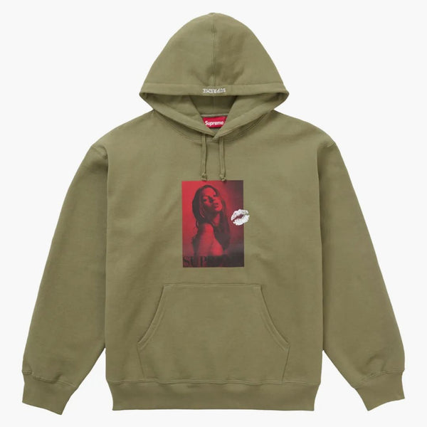 Nejvyšší Kate Moss Hooded Mikina Light Olive