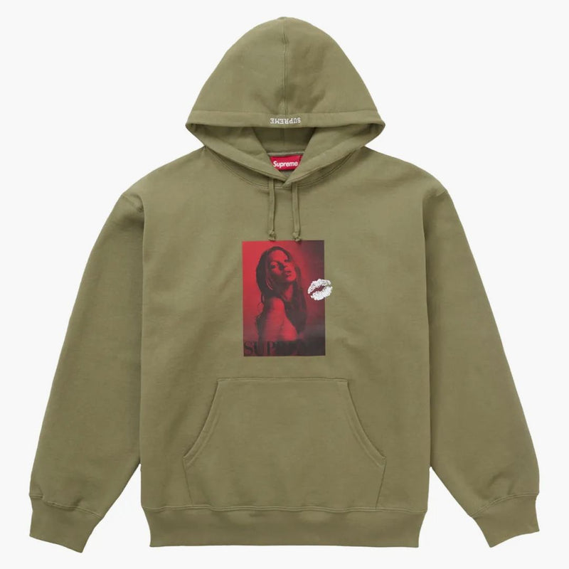 Nejvyšší Kate Moss Hooded Mikina Light Olive