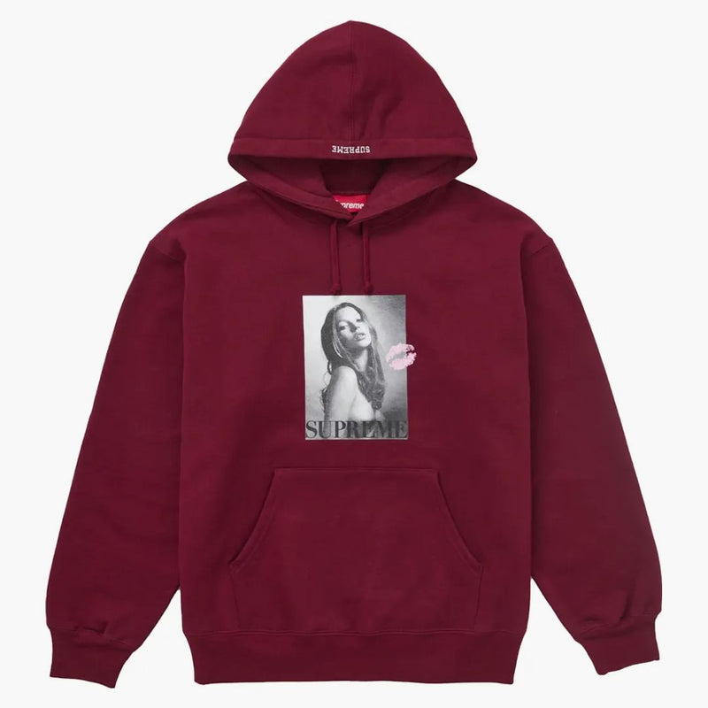 Supreme Kate Moss Felpa con cappuccio cardinale