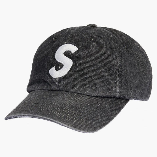 Supreme Kevlar Denim S Logo 6-panel Black