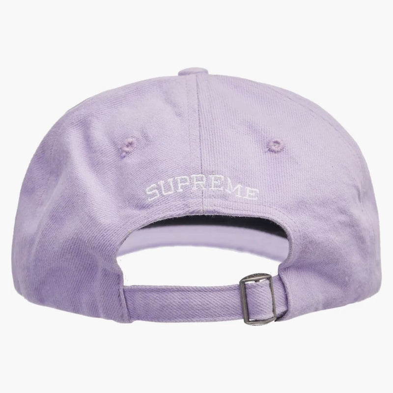Supreme Kevlar denim S Logo 6-Panel Light Purple