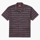 Supreme Key Stripe S/S Shirt Purple