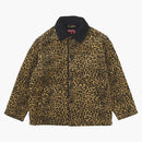 Supreme Kindermann uncut corduroy car coat leopard