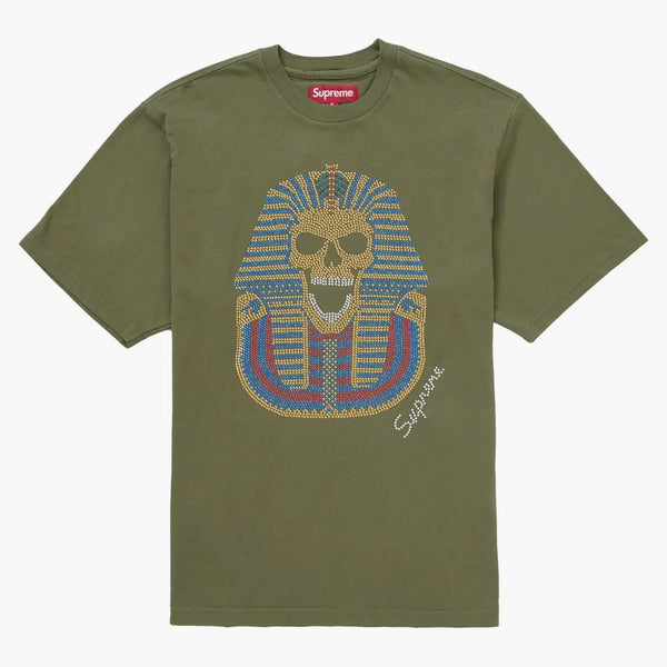 Supreme King Tut S/s Top Olive