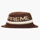 Supreme Knit Logo Crusher Brown