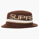 Supreme Knit Logo Crusher Brown