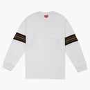 Nejvyšší pletený panel Stripe LS Top White