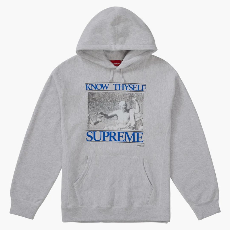 Supreme Know Thyelh Hooded Sweatshirt Ash Grey