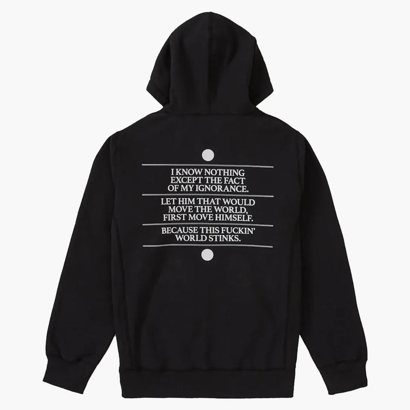 Supreme Know Thyelh Hooded Sweatshirt svart
