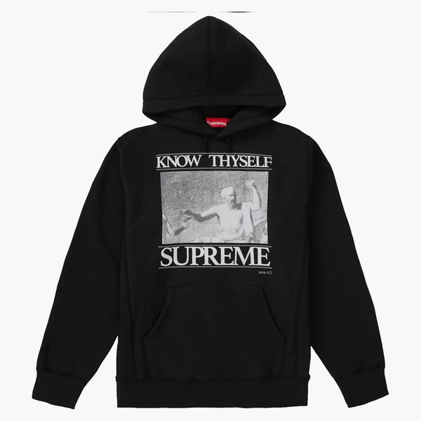 Supreme Know Thyelh Hooded Sweatshirt svart
