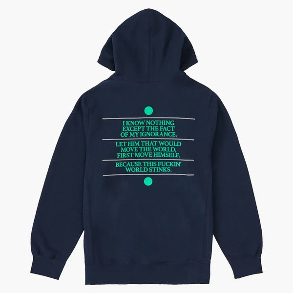 Supreme Know Thyel Hooded Sweatshirt Navy