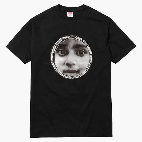 Supreme Know Your Rights Tee Black