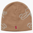 Supreme Knowledge Reigns Beanie Tan