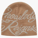Supreme Knowledge Reigns Beanie Tan