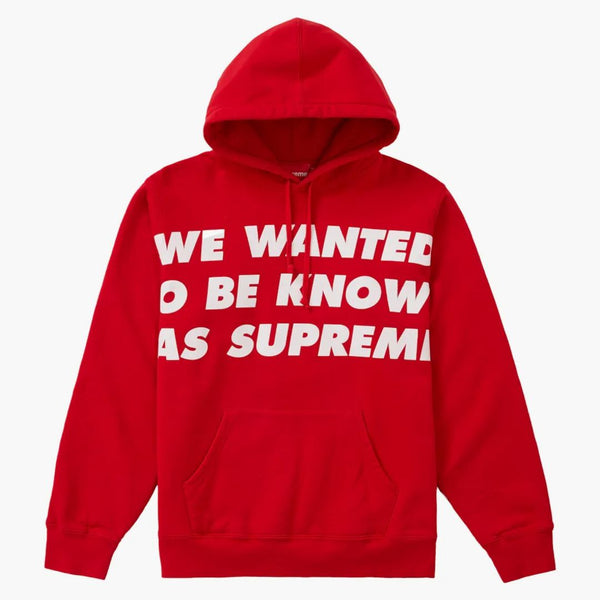 Supreme Known As Hooded Sweatshirt Red