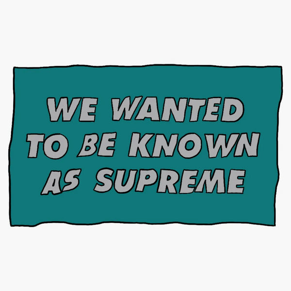 Supreme Known as Towel Dark Aqua