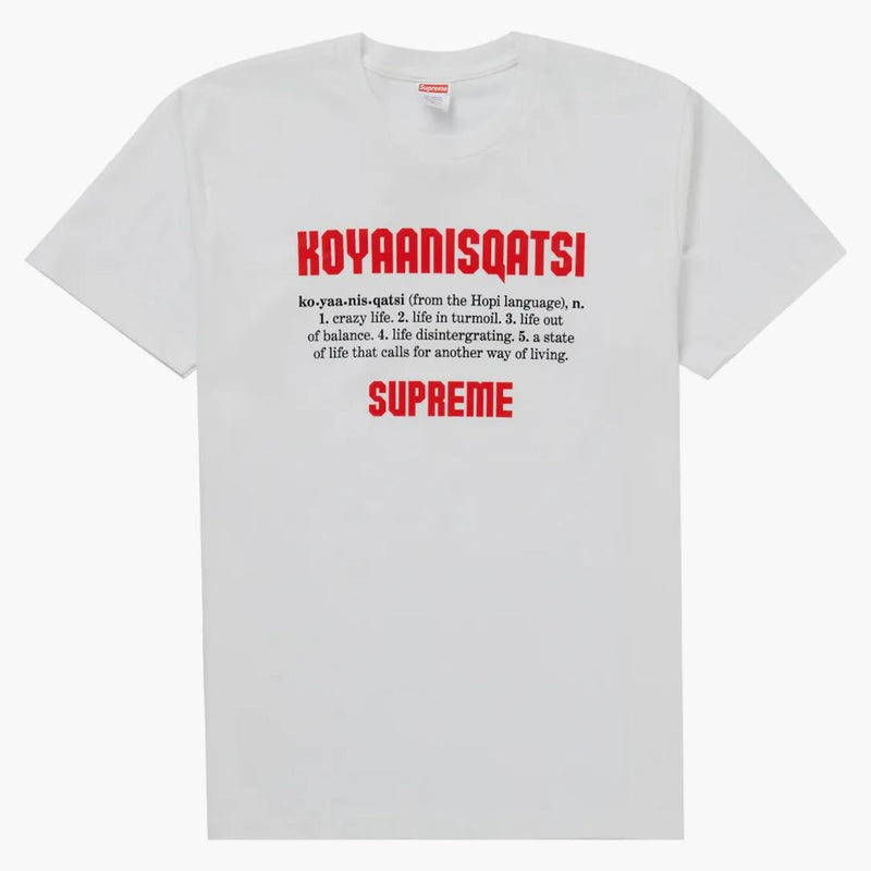 Nejvyšší koyaanisqatsi Tee White