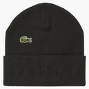 Supreme Lacoste Beanie Black