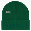 Supreme Lacoste Beanie Green