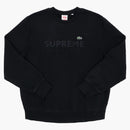 Supreme Lacoste Crewneck Black