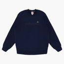 Supreme Lacoste Creweck Navy