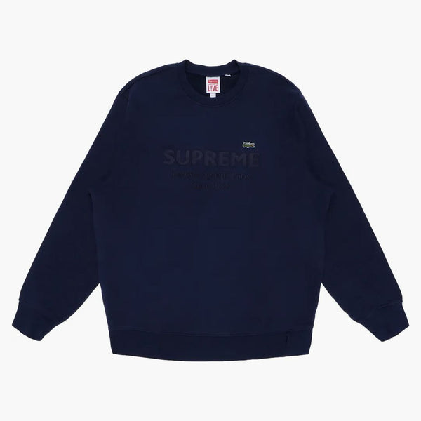 Supreme Lacoste Crewneck Navy