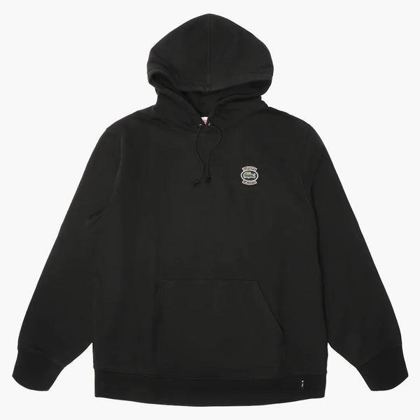 Supreme Lacoste Hooded Sweatshirt Black