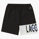 Supreme Lacoste Logo Panel Sweatshort Black