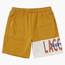 Supreme Lacoste Logo Panel Sweatshort Gold