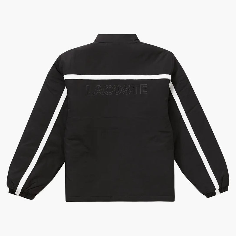 Nejvyšší lakoste nafouklý napůl zip svetr černý