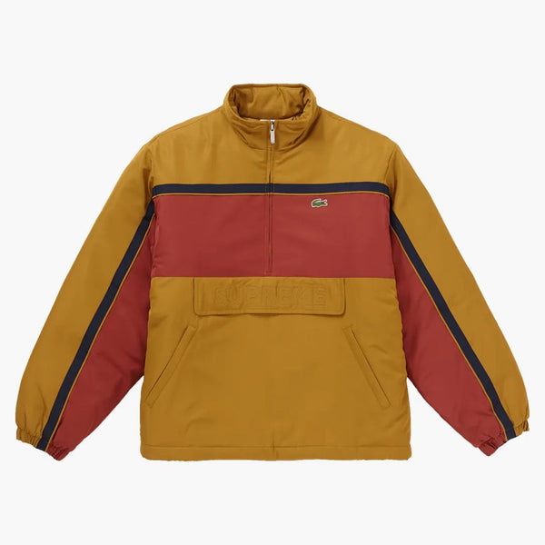 Supreme Lacoste Puffy Half Zip Pullover Gold