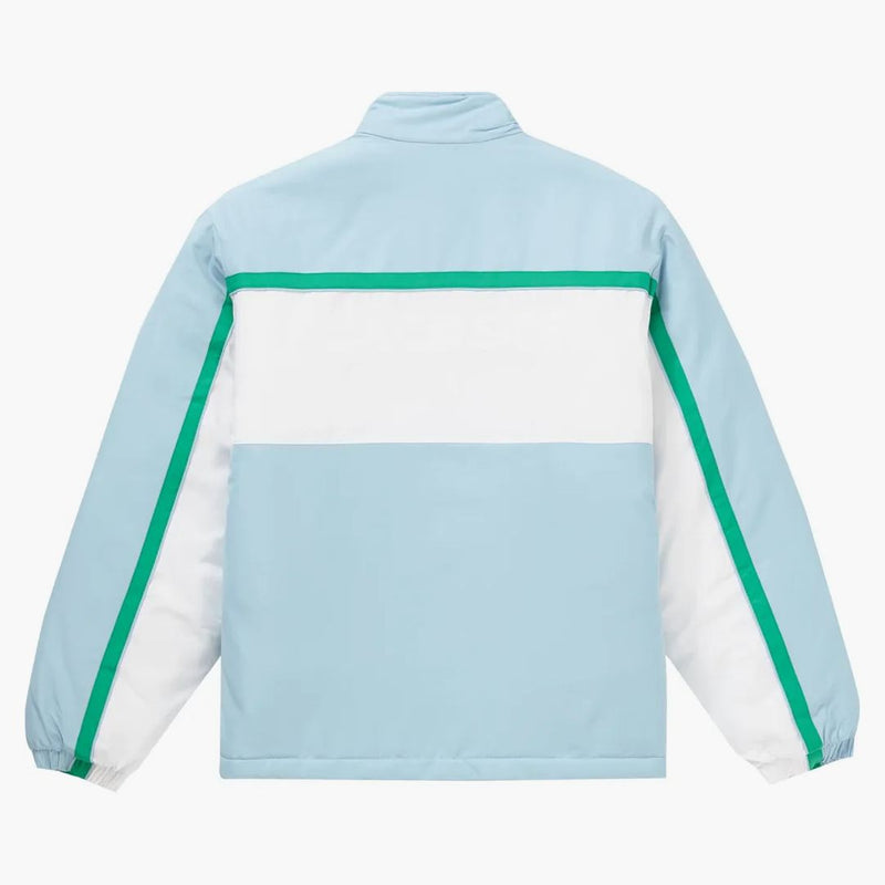 Supremo Lacoste Stuposo Mezzo zip Pullover azzurro