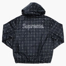 Supreme Lacoste Reflective Grid Nylon Anorak Black